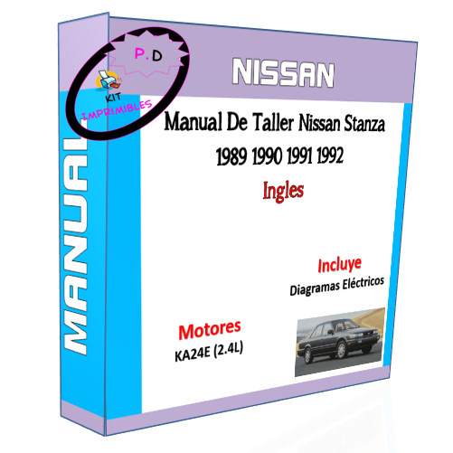 Manual De Taller Nissan Stanza 1989 1990 1991 1992 Ingles