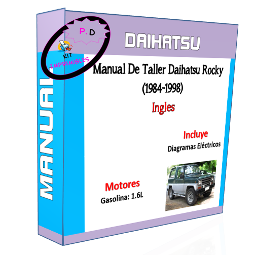 Manual De Taller Daihatsu Rocky (1984-1998) En Inglés