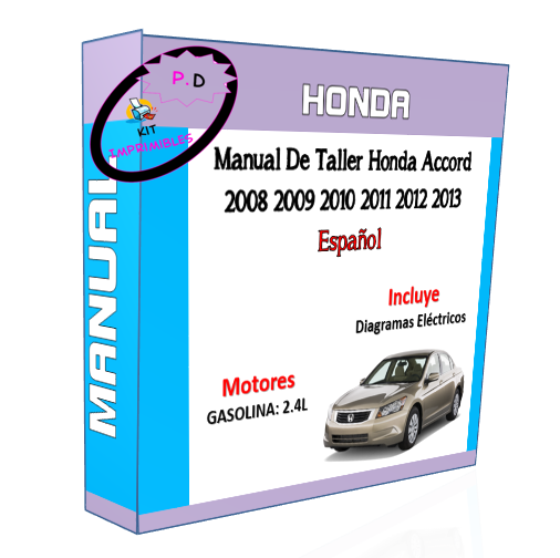 Manual De Taller Honda Accord 2008 2009 2010 2011 2012 2013