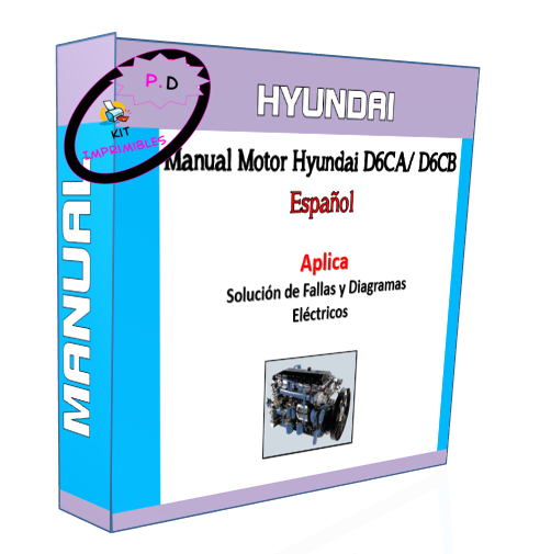 Manual Motor Hyundai D6CA/ D6CB Solución y Diagramas español