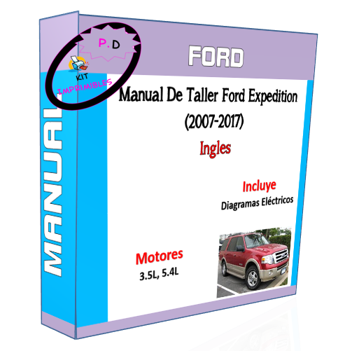 Manual De Taller Ford Expedition (2007-2017) En Inglés