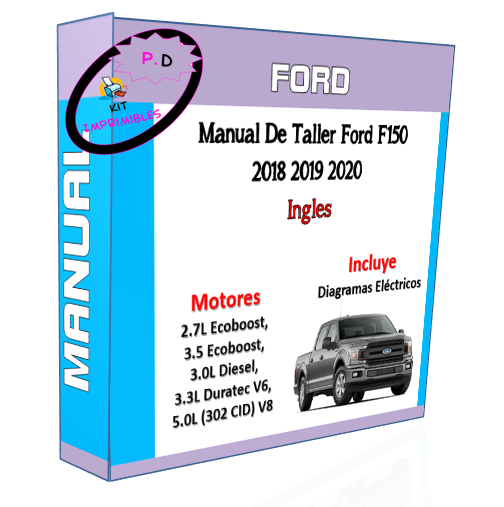 Manual De Taller Ford F150 F-150 2018 2019 2020 Ingles