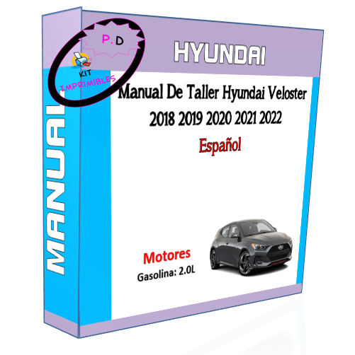 Manual de Taller Hyundai Veloster 2018 2019 2020 2021 2022 Español