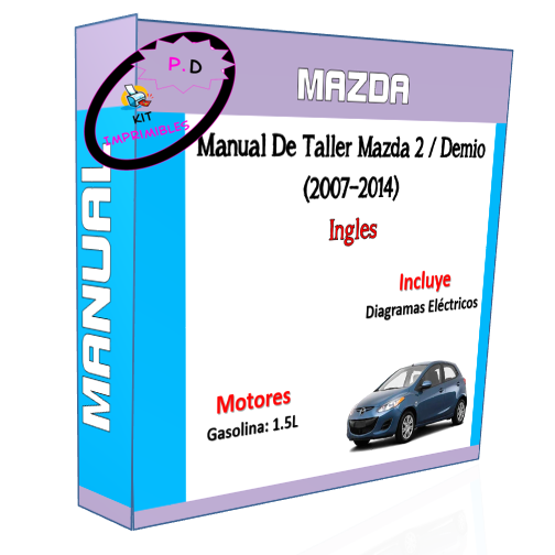 Manual De Taller Mazda 2 / Demio (2007–2014) Ingles