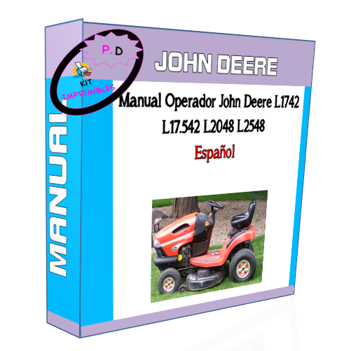 John Deere L1742 L17.542 L2048 L2548 Operator's Manual English