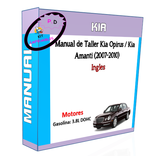 Manual de Taller Kia Opirus / Kia Amanti (2007-2010) Ingles