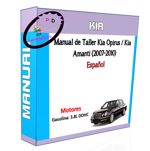 Manual de Taller Kia Opirus / Kia Amanti (2007-2010) Español