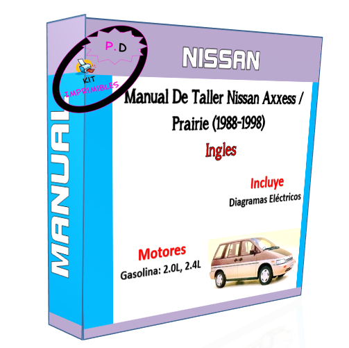 Manual De Taller Nissan Axxess / Prairie (1988-1998) Inglés