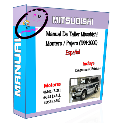 Manual De Taller Mitsubishi Montero / Pajero (1991-2000) Esp