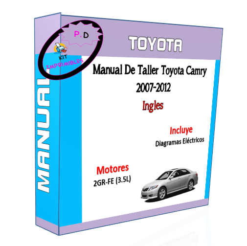 Manual De Taller Toyota Camry 2007-2012 Ingles