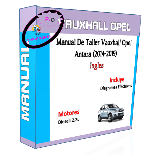 Manual De Taller Vauxhall Opel Antara (2014-2019) inglés