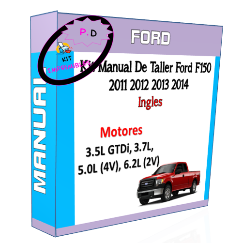 Manual De Taller Ford F150 2011 2012 2013 2014 Ingles