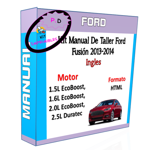 Manual De Taller Ford Fusion 2013-2014 Ingles