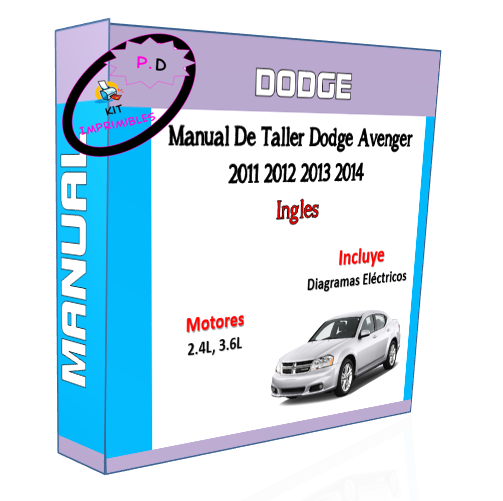 Manual De Taller Dodge Avenger 2011 2012 2013 2014 Ingles