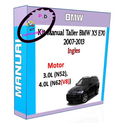 Manual De Taller Bmw X5 E70 2007-2013 Ingles