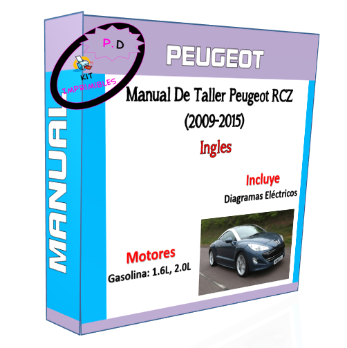 Manual De Taller Peugeot Rcz (2009-2015) En Inglés