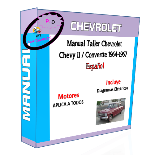 Manual Taller Chevrolet Chevy II / Convertte 1964-1967 Esp.
