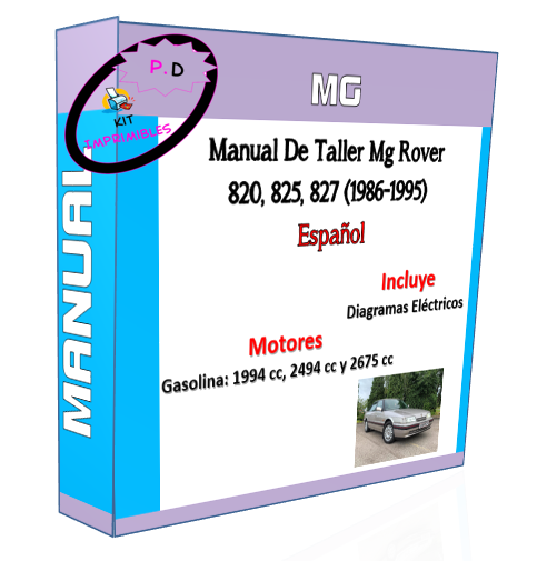 Manual De Taller Mg Rover 820, 825, 827 (1986-1995) Español