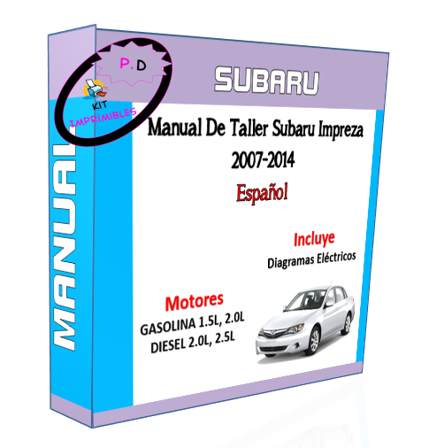 Manual De Taller Subaru Impreza 2007-2014 En Español