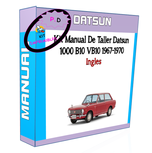 Manual De Taller Datsun 1000 B10 VB10 1967-1970