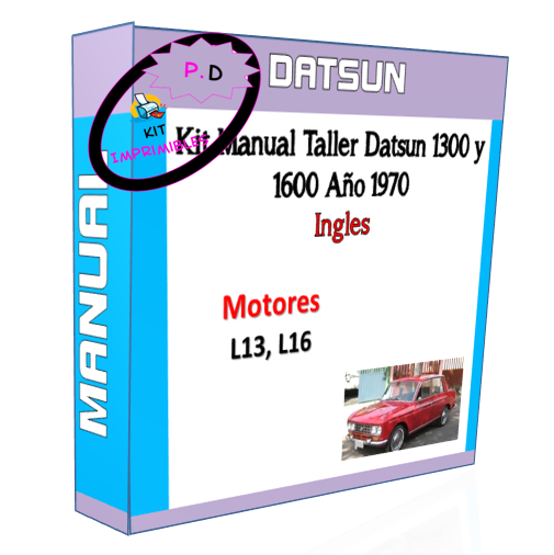 Manual de Taller Datsun 1300 Y 1600 Año 1970