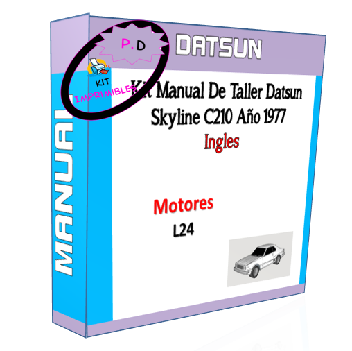 Manual De Taller Datsun Skyline C210 Año 1977