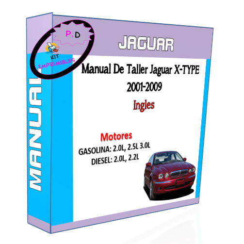 Manual De Taller Jaguar X-TYPE 2001-2009 Ingles