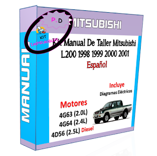 Manual De Taller Mitsubishi L200 1998 1999 2000 2001 Español