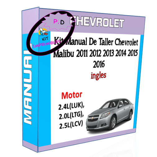 Manual Taller Chevrolet Malibu 2011 2012 2013 2014 2015 2016