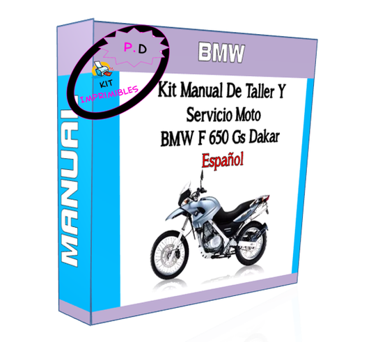 Manual De Taller Y Servicio Moto Bmw F 650 Gs Dakar