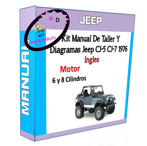 Manual De Taller Y Diagramas Jeep Cj-5 Cj-7 1976