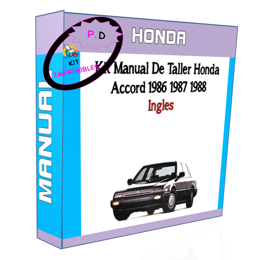 Manual De Taller Honda Accord 1986 1987 1988