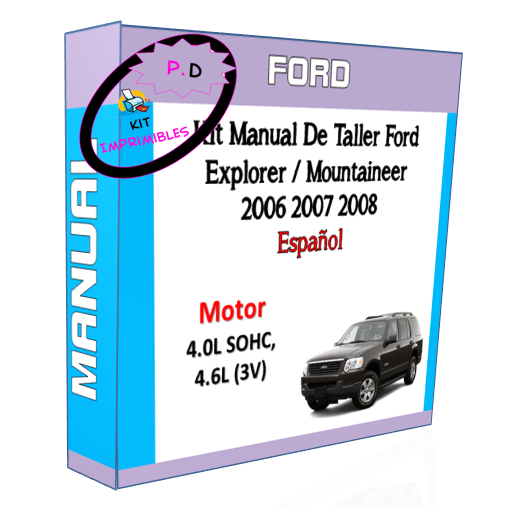 Manual De Taller Ford Explorer / Mountaineer 2006 2007 2008