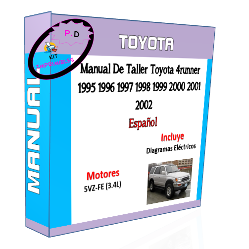 Manual Taller Toyota 4runner 1995 1996 1997 1998 1999-2002