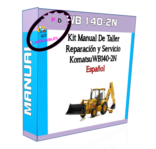 Manual De Taller Reparación Y Servicio Komatsu Wb140-2n