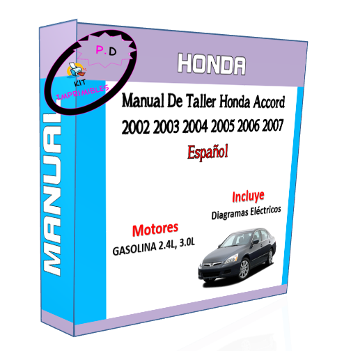 Manual De Taller Honda Accord 2002 2003 2004 2005 2006 2007