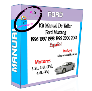 Manual De Taller Ford Mustang 1996 1997 1998 1999 2000 2001