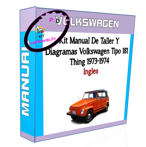Manual Taller Y Diagrama Volkswagen Tipo 181 Thing 1973-1974