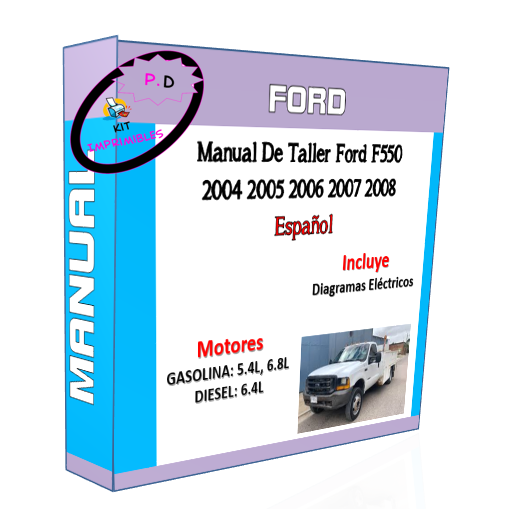 Manual De Taller Ford F550 2004 2005 2006 2007 2008 Español