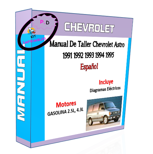 Manual De Taller Chevrolet Astro 1991 1992 1993 1994 1995