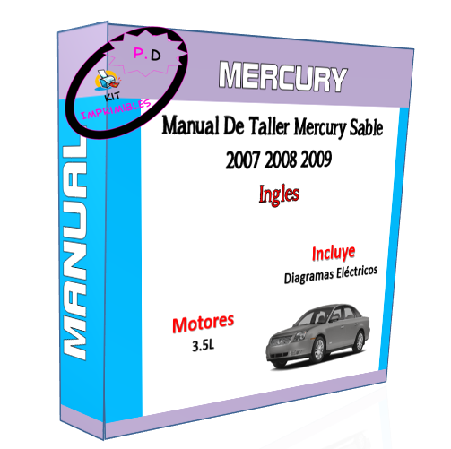 Manual De Taller Mercury Sable 2007 2008 2009 Ingles