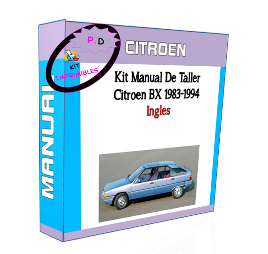 Manual De Taller Citroen Bx 1983-1994 Ingles