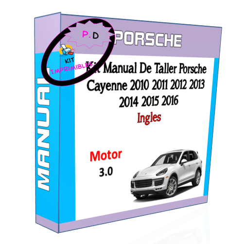 Manual De Taller Porsche Cayenne 2010 2011 2012 2013 2014-16