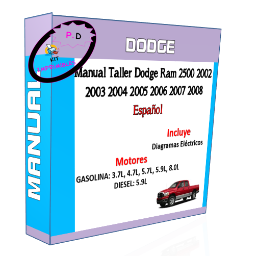 Dodge Ram 2500 Workshop Manual 2002 2003 2004 2005 2006-2008