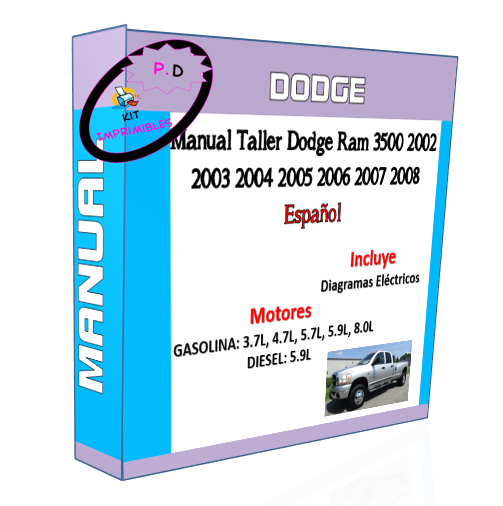 Dodge Ram 3500 Workshop Manual 2002 2003 2004 2005 2006-2008
