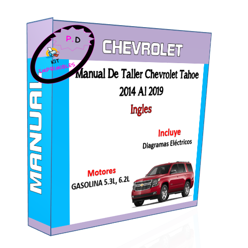 Manual De Taller Chevrolet Tahoe 2014 Al 2019 Ingles