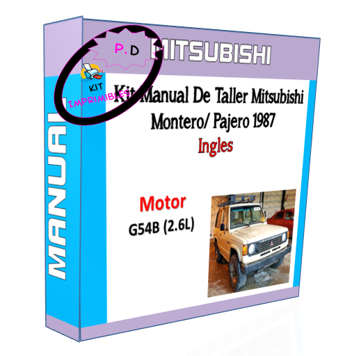 Manual De Taller Mitsubishi Montero / Pajero 1987