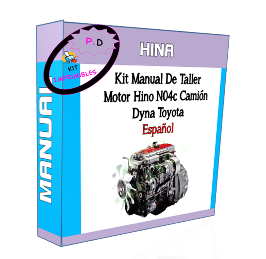 Manual De Taller Motor Hino N04c Camión Dyna Toyota Español