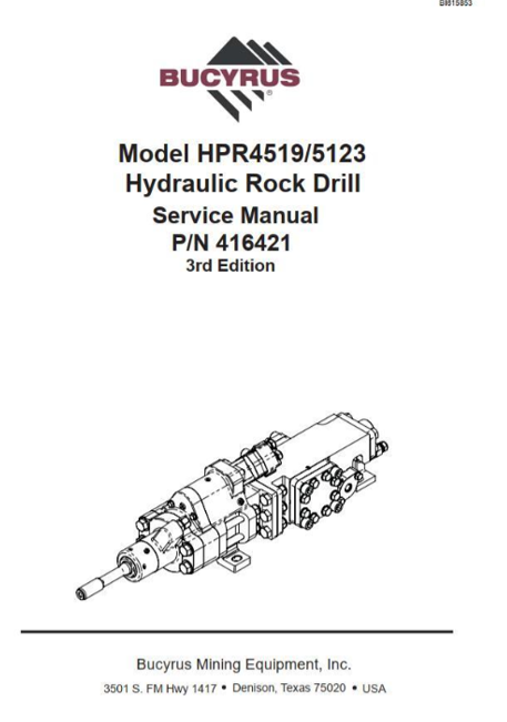 Manual de servicio CAT MD6640 HPR4519 5123 BI615853