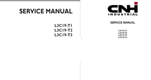 Manual de servicio motor tractor Case IH L3C19-T1, T2, T3, T4, T5 Tier 4B (final)